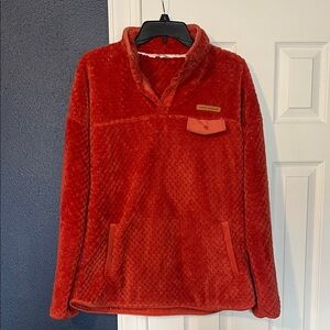 Simply Southern Red Textured Pullover